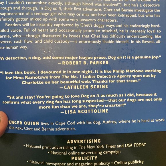 Book - Dog On It by Spencer Quinn - Picture 3 of 3